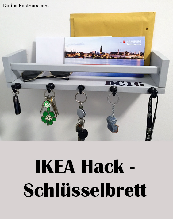 Schlüsselbrett DIY IKEA-Hack